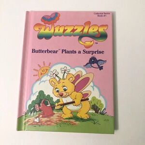 Vtg 1984 The Wuzzles Butterbear Plants  a Suprise Hardcover Book